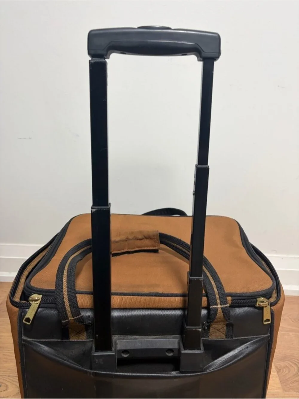 Carhartt x Cintas Rolling Salesman Duffel Travel Bag Luggage Brown Canvas